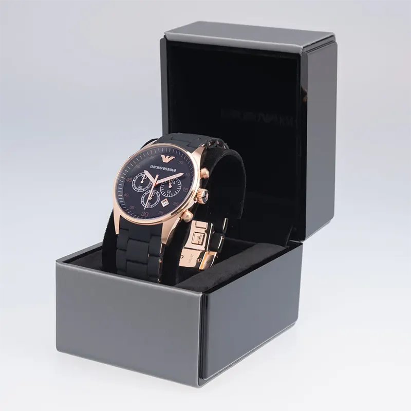 Emporio Armani Sportivo Chronograph Rose Gold-tone Men's Watch- AR5905
